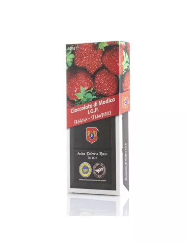 Modica Dunkle Schokolade Erdbeere - 100g kaufen