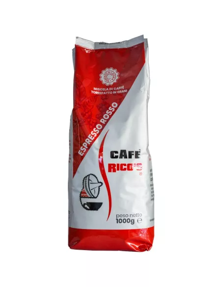 Cafè Rico's Espresso Rosso, Kaffeebohnen 1kg | Die besten Kaffeebohnen Online kaufen