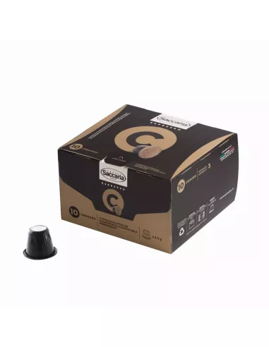 Saccaria Cremoso, 100 Coffee Capsules  | Shop Online the best coffee capsules